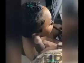 Horny boyfriend sticks his Dick in his girlfriend ear while she’s doing makeup (brittneyhoney & Handsomedevan)